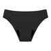 BIZIZA Hipster Underwear for Women Support Low Rise Breathable Women s No Show Ice Silk Thongs Swimsuit Plus Size Period Hipster for Women Black 4XL