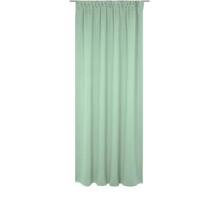 Vorhang WIRTH "Newbury", grün (mint), B:130cm H:235cm, Baumwolle, Polyester, Gardinen, nach Maß Image