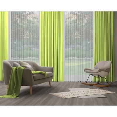 Vorhang WIRTH "Dim out", grün (limone), B:142cm H:275cm, Polyester, Gardinen, nach Maß Image
