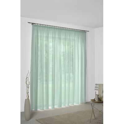 Vorhang WIRTH "Sunday", grün (mint), B:142cm H:335cm, Baumwolle, Polyester, Gardinen, nach Maß Image