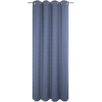 Vorhang WIRTH "Trondheim B", blau (royalblau), B:132cm H:295cm, Polyacryl, Gardinen, nach Maß Image