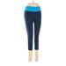 Tek Gear Active Pants - Mid/Reg Rise: Blue Activewear - Women's Size Medium