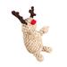 NUOLUX Christmas Elk Shape Dog Toy Lovely Dog Chewing Toys Pet Toys Dog Puppy Bite Toys Pets Supplies for Home Shop