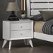 Cerys Nightstand in White Finish