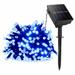 39ft Solar String Light Outdoor Patio Solar Outdoor Lights with Waterproof & Shatterproof Solar Powered Bulbs for Backyard Porch Garden Pool Party Camping - Blue