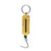 Wiueurtly Hooks for Metal Shower Curtain Hooks S Shaped Yellow Portable Mechanical Scale Hook Weigh Vertical Portable Scale