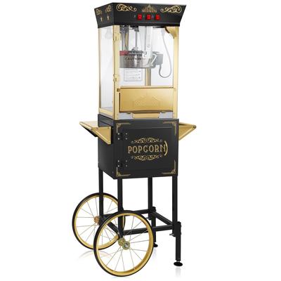 Movie TheaterStyle Popcorn Machine with Cart and 10oz Kettle