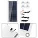 50 Watt 12 Volt Solar Panel Solar Trickle Charger 50W 12V Portable Solar Battery Charger & maintainer with Lighter Plug & Alligator Clip