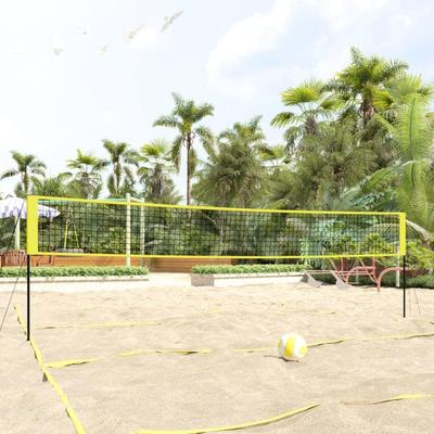 vidaXL Volleyball Net Yellow and Black 324"x96.1" PE Fabric