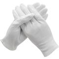 12 Pair Gloves for Work Thermal Gloves Moisturizing Hand Gloves Household Gloves Handling Gloves White Cotton Gloves Protective Gloves Work Gloves Warm Work Gloves Spa White Care