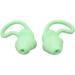 Reusable Silicone Ear Plugs Noise Reduction Earplugs Hearing Protection Ear Plugs for Sleeping and Swimming (Green)