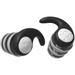 Noise canceling earplugs Silicone earplugs Sleep earplugs Shower earplugs Hearing Protection earplugs for Swimming Concert Rest Study Work Travel (Black Small)