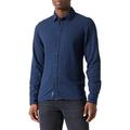 Blend Herren Woven Shirt l/s Hemd, 194024/Dress Blues, S