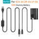 KUTOU ACK-E6 DR-E6 LP E6 E6N Dummy Batterie USB Power Adapter Kit Für Canon EOS 5D Mark III II 6D 7D