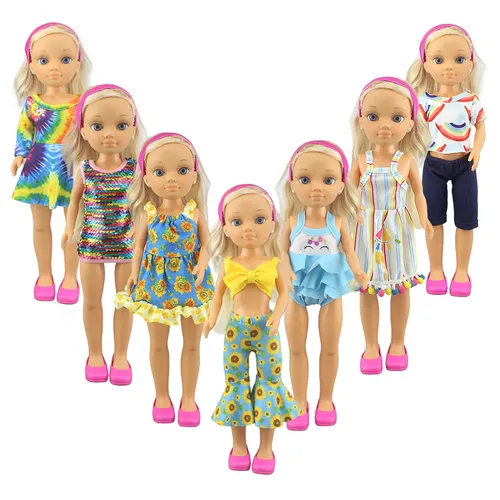 2023 Kleider kleidung passend für 42cm famosa nancy Puppe (Puppe und Schuhe sind nicht enthalten)