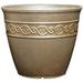 corinthian resin flower planter bronze 8