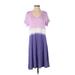 Koolaburra by UGG Casual Dress: Purple Tie-dye Dresses - Women's Size Small