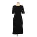 Lands' End Casual Dress: Black Dresses - Women's Size 6