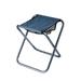 OUNONA Outdoor Folding Camping Chair Multifunctional Aluminum Alloy Fishing Chair Thicken Portable Stool Hiking Seat (Blue)