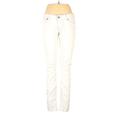 Express Jeans Jeans - Low Rise: White Bottoms - Women's Size 10