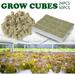 Duety 24PCS Rockwool Stonewool Grow Cubes Starter Sheets for Cuttings Cloning Plant Propagation Seed Starting Hydroponic Grow Media Growing Medium for Vigorous Plant Growth