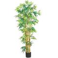 Nearly Natural 5 Multi Bambusa Bamboo Silk Tree - Green - 5 ft x 33 in x 33 in
