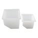 2-Pack Square Silicone Including Square Resin Beveled Square Silicone and Wooden Stand Pouring