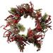 Nearly Natural 24 Inch Assorted Berry Wreath 24 inches