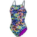 Dolfin Women's Uglies Very Berry V-2 Back One Piece Swimsuit Delta