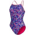 Dolfin Women's Uglies Very Berry V-2 Back One Piece Swimsuit Doodle