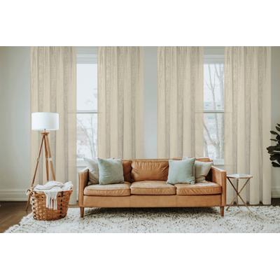 Vorhang HOME BASICS "SOFTY 2er Pack" Gr. 3, grau (taupe), B:140cm H:245cm, Polyester, Gardinen, 2er Pack Ösenschal SOFTY Uni Image