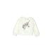 The Children's Place Fleece Jacket: Ivory Print Jackets & Outerwear - Size 12-18 Month