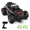 Remote Control Car 2.4Ghz RC Car for Kids 2 Rechargeable Batteries 70 mins Play Time, 25 Km/h Monster Truck 1:16 Off-road All-terrains Hobby Racing Car Professional Gift for Boys