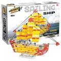 Construct IT MEGA Sailing Ship - 455 Pieces Battle Ship - Construction Set - STEM Toys For 8+Year Olds - Build Your Own Battle Ship- Construction Toys for Boys Age 8-12