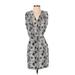 Tiger of Sweden Casual Dress - Sheath: Black Snake Print Dresses - Women's Size 32