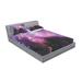 East Urban Home Futuristic Nebula Dust Cloud on Milky Way Cosmos Dark Matter Energy Interstellar Sheet Set Microfiber/Polyester | Full | Wayfair