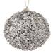 The Holiday Aisle® Iced Sequin Ball Ornament Plastic in Gray/Yellow | 4 H x 4 W x 4 D in | Wayfair 1EB3EA8CD66C48A991C9DB9B0BA8741F