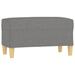 Ebern Designs Ellcey Bench Upholstered Ottoman Bench w/ Padded Seat for Bedroom Fabric Polyester/Wood/Manufactured Wood in Gray | Wayfair