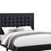 Red Barrel Studio® Tufted Platform Bed Upholstered/Faux leather in Gray | 57 H x 62 W x 85 D in | Wayfair 23AE4E0BEA014F53816F5EAD84C8414A