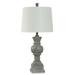 Ophelia & Co. Hulda Resin Table Lamp Resin/Linen in Gray/White | 31.25 H x 5.87 W x 5.87 D in | Wayfair 609BAA3CE2104E48B63A5D44D2E0DFB1