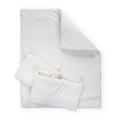 Clair de Lune Dimple Cot/Cot Bed Quilt & Bumper Bedding Set - Cream