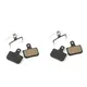 2 Pairs Semi - Metallic bicycle DISC BRAKE PADS For AVID DB Elixir / SRAM LEVEL TL & T / SRAM Red