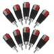 10 pcs Speaker Wire Cable to Audio MALE RCA Jack Connector Adapter Jack Plug for Bose Male Useful