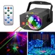 LED Party Light DJ Disco Ball Light RGB Projector Laser Lamp Sound Activated Stage Light Remote