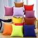 Black White Gray Cushion Cover Solid Candy Color Pillow Case Cover Grey White Black Cushion Covers