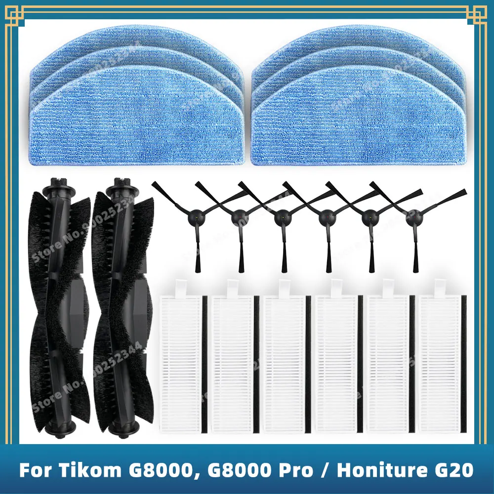 Kompatibel für Honiture G20 Pro, Tikom G8000 Pro, Laresar Evol 3 3S ersatzteile zubehör hauptseite bürsten filter mop Image