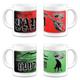 RPG Character Classes (Various) - Novelty Gift Mug - White Handle