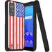 For TCL ION X Shockproof Hybrid Cover Phone Case + Tempered Glass - mk USA