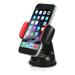 Anvazise Car 360 Degrees Rotatable Suction Cup Air Vent Mount Stand Mobile Phone Holder White Grey One Size