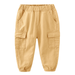 Esaierr 2-7Y Kids Toddler Boys Cargo Pants Baby Boys Sweatpants Toddler Boys Spring Fall Solid Color Cargo Pants